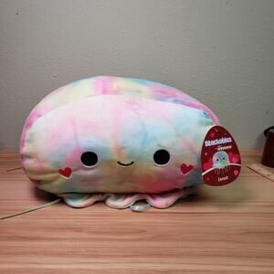 Squishmallows Stackables Janet Jellyfish Pastel Rainbow Plush Ocean Creature New